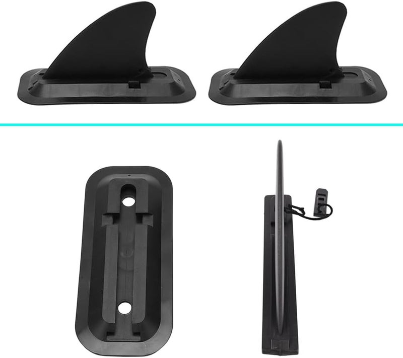 LOOEEL 1 Pairs Surfing Fins, Inflatable Paddle Board Fins, 4-inch Center Fin with Base,Detachable Fin Dock Tail Fin for Long Board Paddle Board Surfboard Surfing Kayak Fin - Image 5